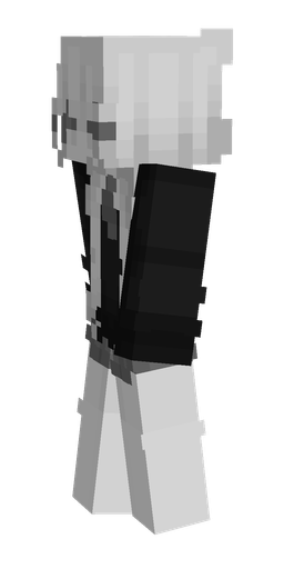 Black skin: body, left side render