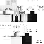 Black skin: raw texture render