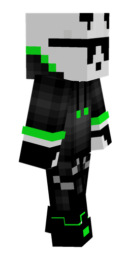 Black skin: body, right side render