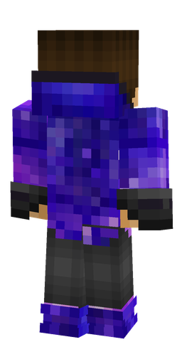 Black skin: body, back render