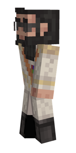 Black skin: body, left side render