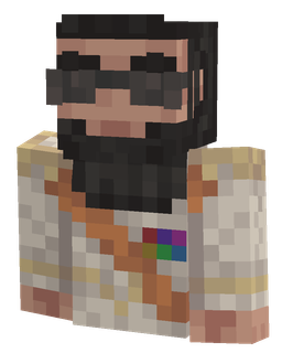 Black skin: bust render
