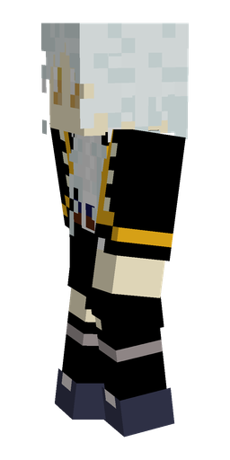 Black skin: body, left side render
