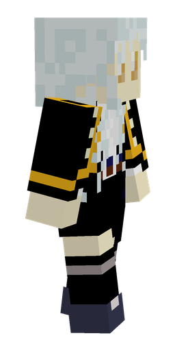 Black skin: body, right side render
