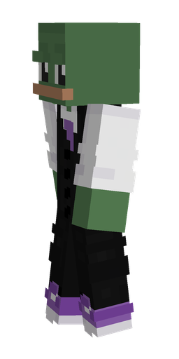 Black skin: body, left side render
