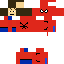 Classic skin: raw texture render