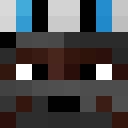 Black skin: face render