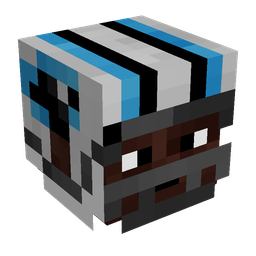 Black skin: head render