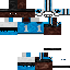 Black skin: raw texture render