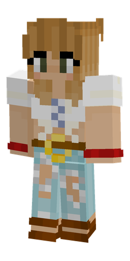 Blue skin: body, front render