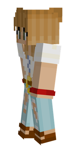 Blue skin: body, left side render