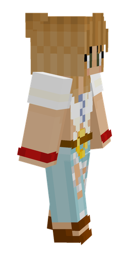 Blue skin: body, right side render