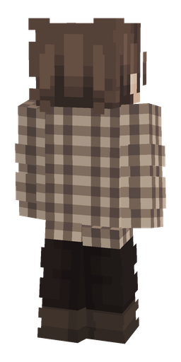 Brown skin: body, back render