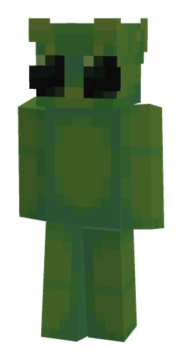 Green skin: body, front render