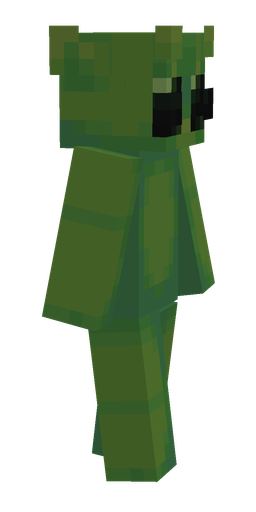 Green skin: body, right side render