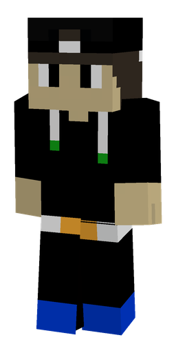 Black skin: body, front render