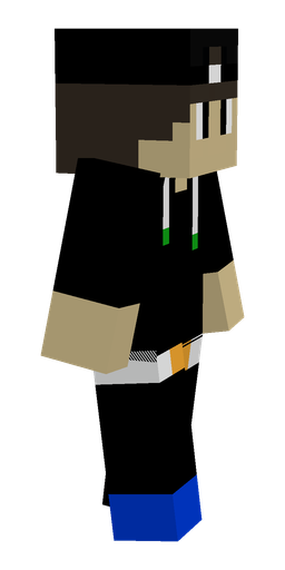Black skin: body, right side render
