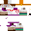 Classic skin: raw texture render