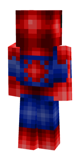 Blue skin: body, back render