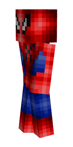 Blue skin: body, left side render
