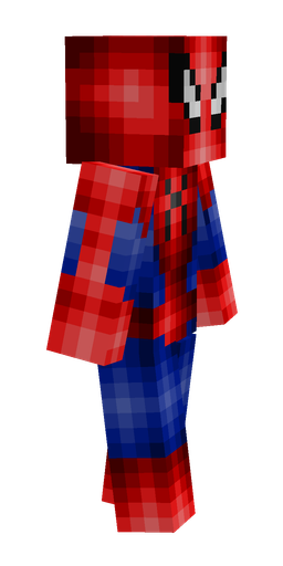 Blue skin: body, right side render
