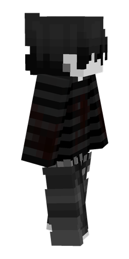 Black skin: body, right side render
