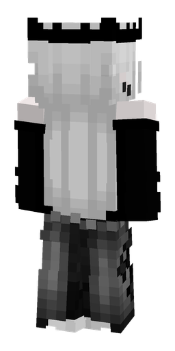 Black skin: body, back render