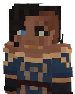 Black skin: bust render