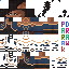 Black skin: raw texture render