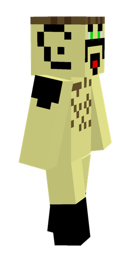 Black skin: body, right side render
