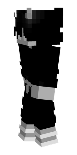 Black skin: body, left side render