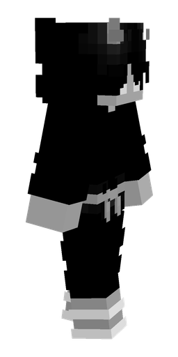 Black skin: body, right side render