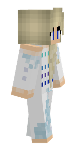 Blue skin: body, right side render