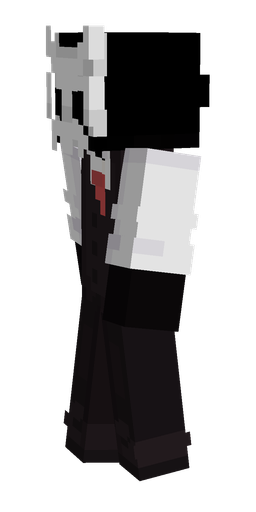 Black skin: body, left side render