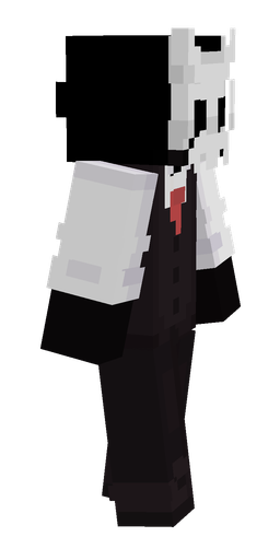Black skin: body, right side render