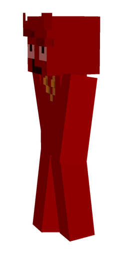 Red skin: body, left side render