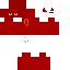 Red skin: raw texture render