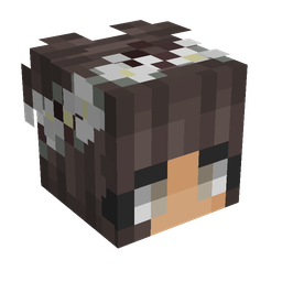 Black skin: head render