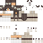 Black skin: raw texture render