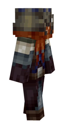 Black skin: body, right side render