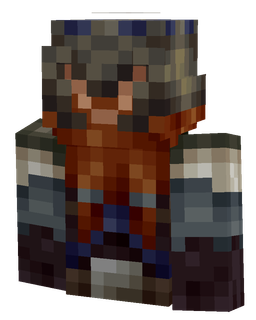 Black skin: bust render