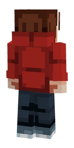 Blue skin: body, back render