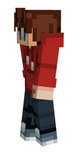 Blue skin: body, left side render