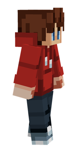 Blue skin: body, right side render