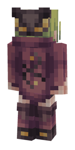 Pink skin: body, back render