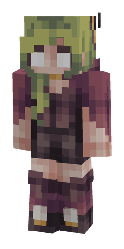 Pink skin: body, front render