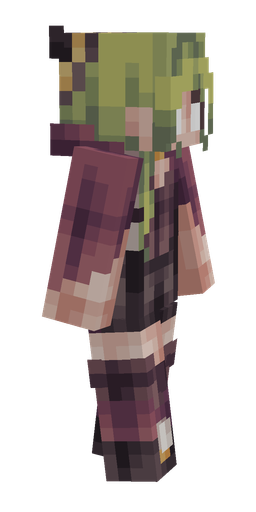 Pink skin: body, right side render