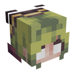 Pink skin: head render