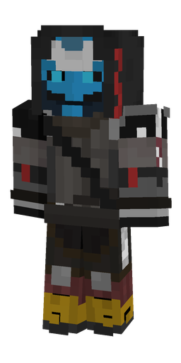 Black skin: body, front render