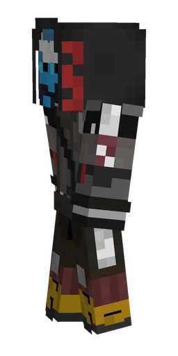 Black skin: body, left side render